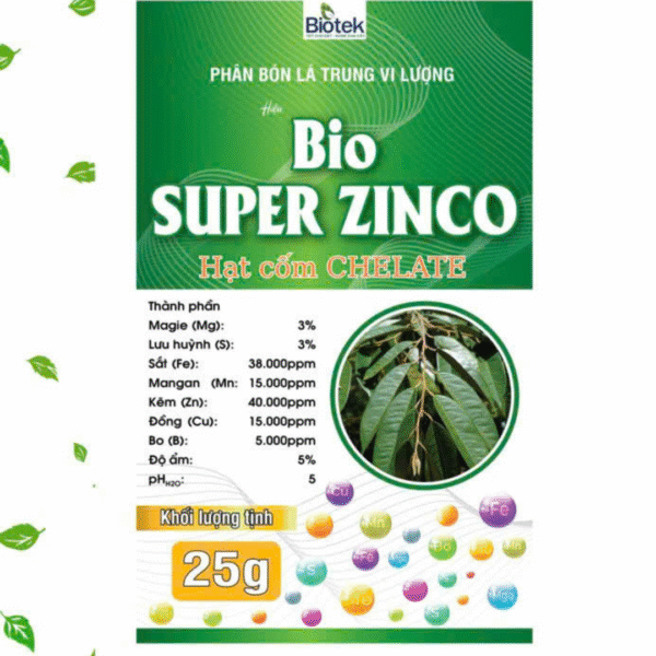 Phân Bón Vi Lượng BIO SUPER ZINCO - Combo 10 tặng 3 - Hình ảnh 3