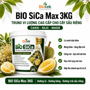 Xô BIO SiCa Max 3kg – Trung Vi Lượng Cao Cấp Cho Cây Trồng - CANXI - SILIC - MAGIE thương hiệu BIOTEK