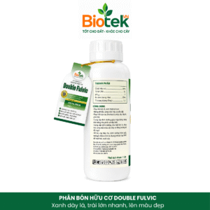 Double Fulvic Biotek 1L – Phân bón hữu cơ hỗ trợ rễ và hấp thu dinh dưỡng