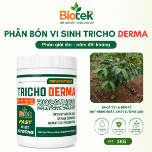 Tricho Derma Biotek 1kg – Phân bón vi sinh hỗ trợ ủ phân và cải tạo đất